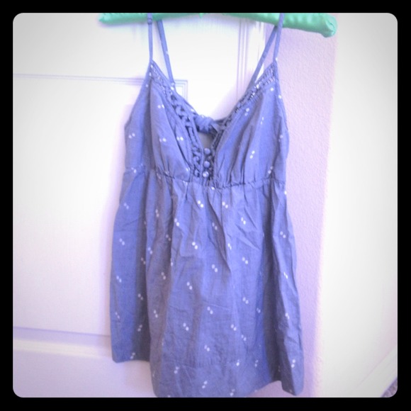 Navy blue heart shape tank