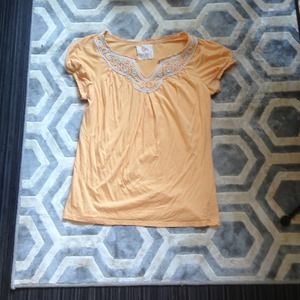 ⛔⛔ SOLD ⛔⛔ Anthropologie Tangerine Top