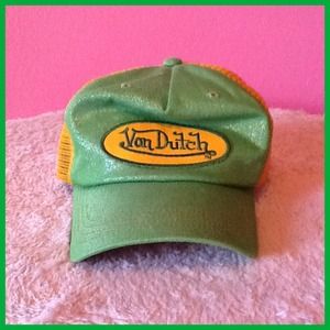 REDUCED💚Sparkled Von Dutch Hat💚