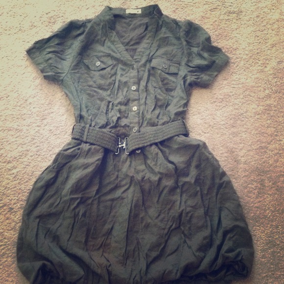 Army green Bubble dress. Never worn.