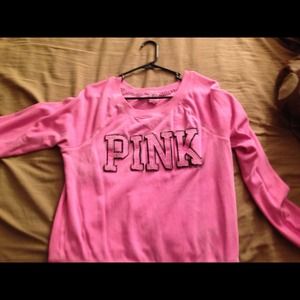 Victoria secret pink sweatshirt size L