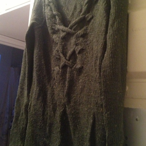 A Forest Green Sweater