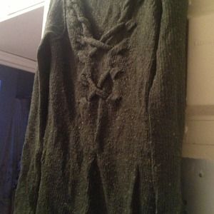 A Forest Green Sweater