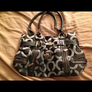 Black coach bag