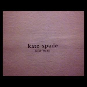 Kate Spade dust bag with brown draw string