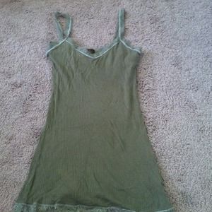 Green tank top