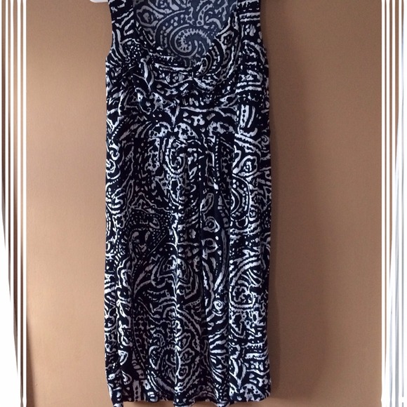 Loft black and white dress - Picture 1 of 4