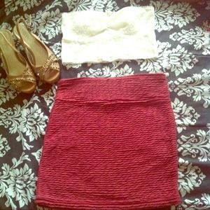 High waisted bondage skirt🎀 BEST OFFER!