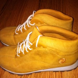 Barely Worn Tan Timberland Boots