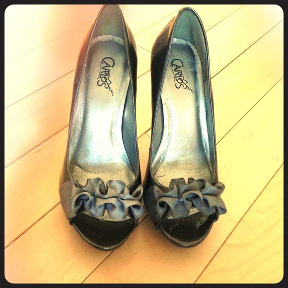 Carlos (Santana) 5" high platform heels w/ ruffles