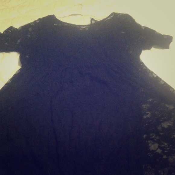 Black lace dress worn once