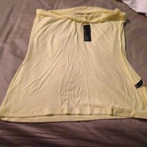 Light yellow tube top