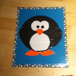 Duck tape painting