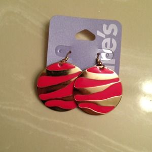 Zebra earrings