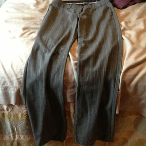 Grey pin stripe pants