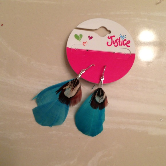 Feather earrings