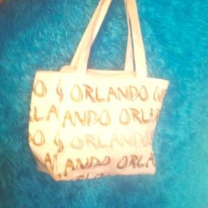 White Orlando purse