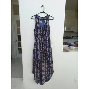 High Low Wet Seal Sleeveless Floral Dress