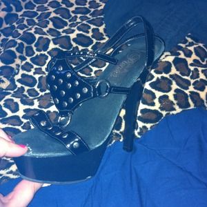 Pleaser high heels.