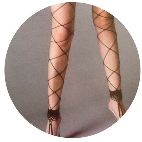 Fishnet Thigh Highs