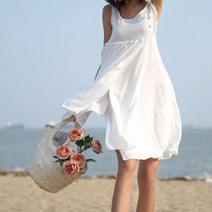Cotton dress. New.