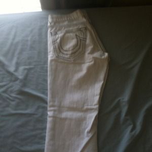 white true religion jeans