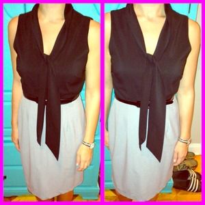 💗REDUCEDSuper Cute black & gray dress for work💗