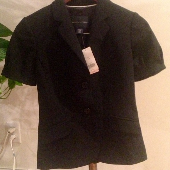 Banana Republic Short Sleeve Blazer, Sz 00P NWT