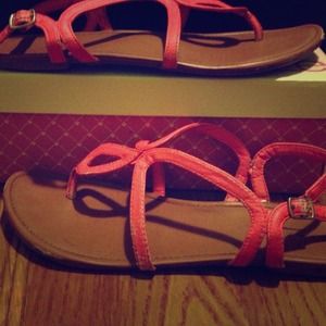 Glaze Sandals Coral