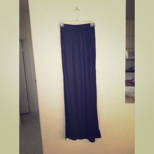 🌟TRADED🌟Long Black Maxi Skirt w/Double Slits
