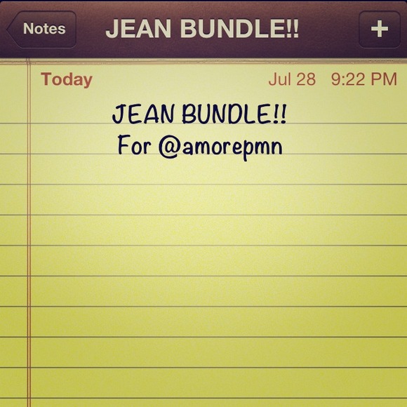 Jean bundle! For @amorpmn