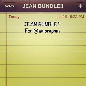 Jean bundle! For @amorpmn