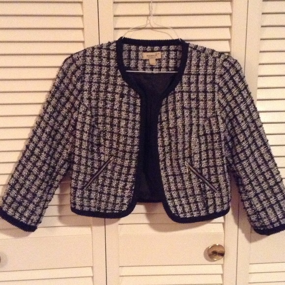 Black and White Tweed Jacket - Picture 1 of 3