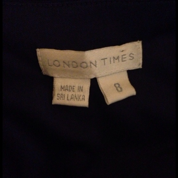 SOLD London Times fit and flare dress - Picture 3 of 4