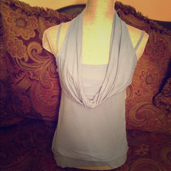 Baby blue halter/tank