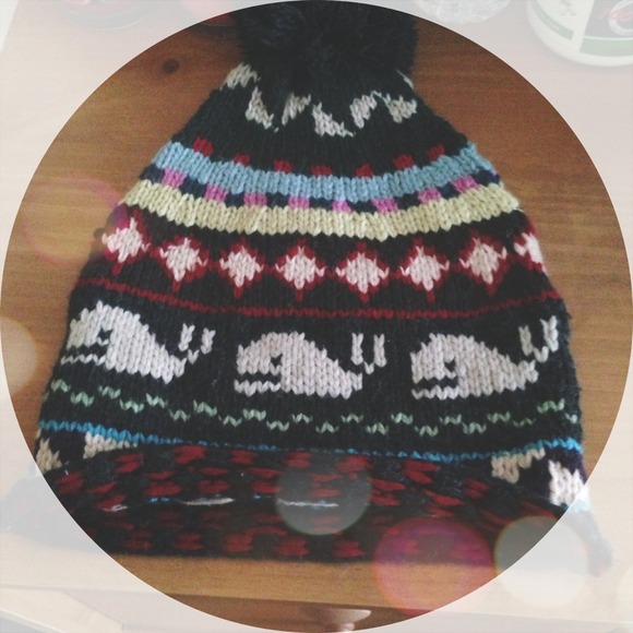 Whale Pom Beanie.