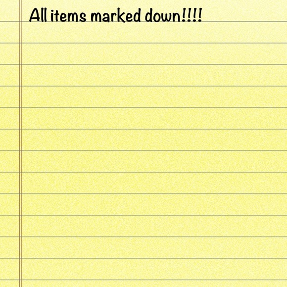 All items marked down!!!!