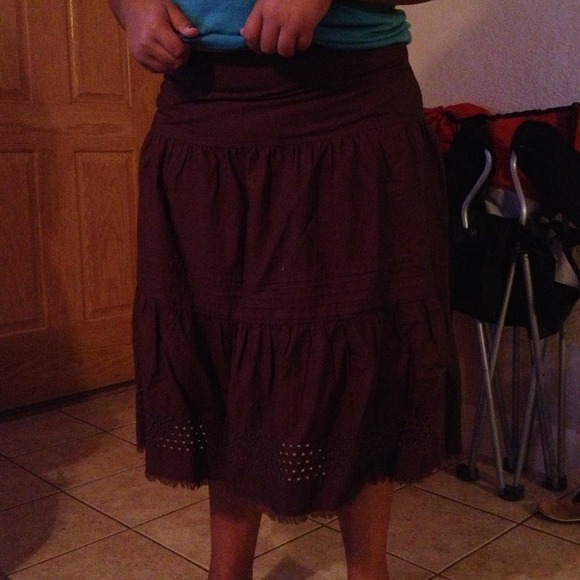 Brown skirt