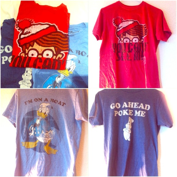 Tops - 💢💢BUNDLE💢💢Old School Characters Vintage Shirt