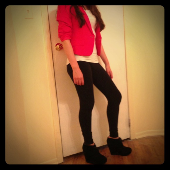 Red blazer