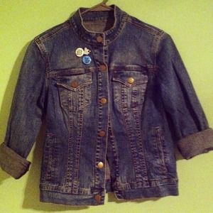 Soft Dark Wash Denim Jean Jacket