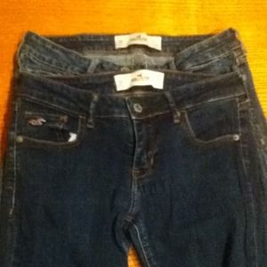 Hollister skinny jeans!