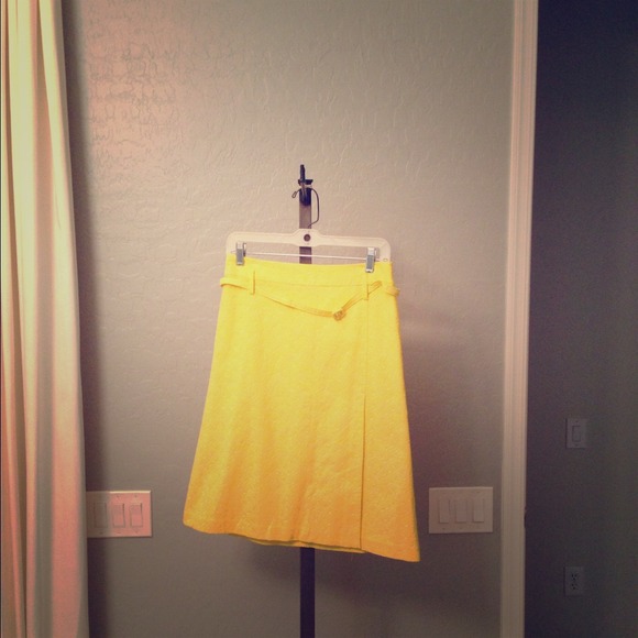 A-line Yellow Skirt