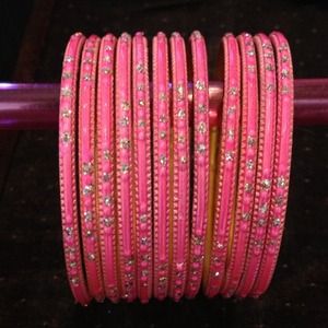 Pink Indian Bangles