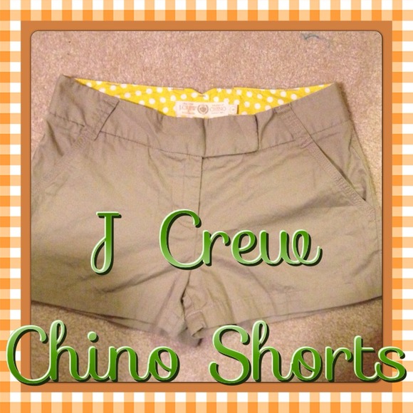 J. Crew Weathered Broken In Chino Shorts