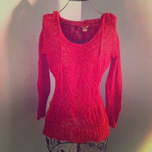 Light weight hooded sweater