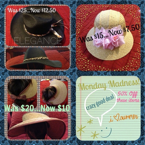 Accessories - Monday Madness HATS! Bundle or BUY SOLO!