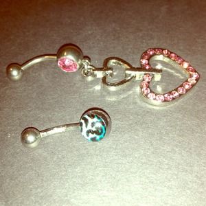 bellybutton rings never worn