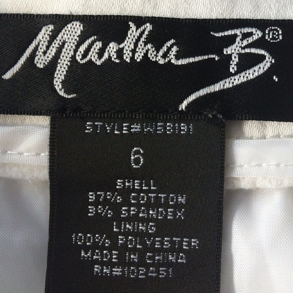 "💰Martha B" White Skirt - Picture 3 of 3