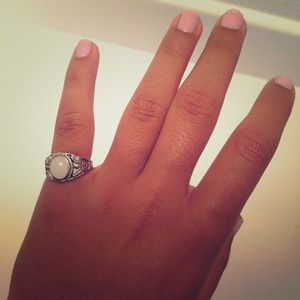 Cute silver ring